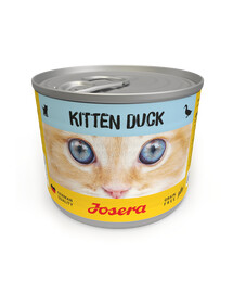 JOSERA Kitten Ančių drėgno kačiukų ėdalo skardinė 200g