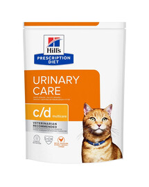 HILL'S Prescription Diet Feline c/d Multicare Chicken 12 kg katėms su jautria šlapimo sistema