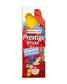 VERSELE-LAGA Prestige Sticks 2 kolbos su labai maistingomis sėklomis ir žiedais kanarėlėms 60g