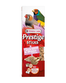 VERSELE-LAGA Prestige Sticks 2 kolbos su laukinių augalų sėklomis ir anyžių pabarstukais paukštvanagiams 60g