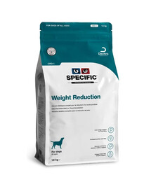 SPECIFIC Dog CRD-1 Weight Reduction 1,6 kg ėdalas suaugusiems šunims, turintiems antsvorio