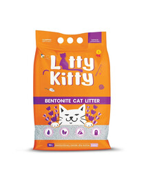 LITTY KITTY Bentonite Levandų bentonito kraikas10 l (8 kg)