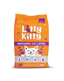 LITTY KITTY Bentonite Levandų bentonito kraikas 25 l (20 kg)
