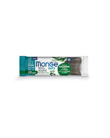 MONGE Dog Adult Meat bars Skin support Lašiša su alaviju 2x40 g