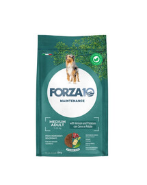 FORZA10 Medium Adult Maintenance Venison Potato vidutinio dydžio šunims 12 kg