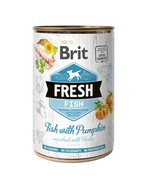 BRIT FRESH fish & pumpkin 400 g žuvis ir moliūgas