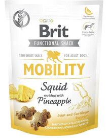 BRIT Care Dog Functional Snack Mobility Squid 150g minkštas skanėstas su kalmarais