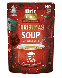 BRIT Care Cat Christmas soup fish 75 g šventinis lašišos sriubos maistas katėms