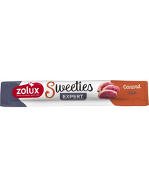 ZOLUX SWEETIES kreminis skanėstas šunims su antiena 14 g