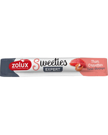 ZOLUX SWEETIES kreminis skanėstas katėms su tunu ir krevetėmis 14 g