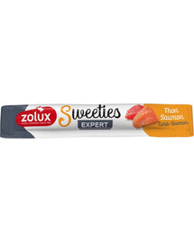 ZOLUX SWEETIES kreminis skanėstas katėms su tunu ir lašiša 14 g