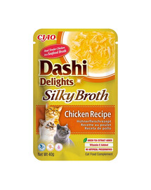 INABA Cat Dashi Delights Silky Broth Vištiena 40g