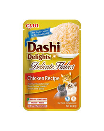 INABA Cat Dashi Delights Delicate Flakes Vištiena 40g