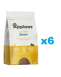 APPLAWS Cat Senior Chicken 2,4 kg (6x400 g)su vištiena vyresnėms katėms