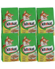 KITEKAT Sausa vištiena su daržovėmis 6x300g