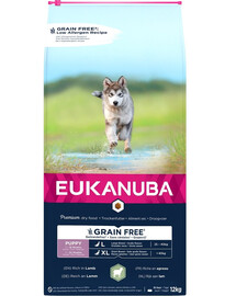 EUKANUBA Grain Free L Puppy Aviena 12 kg didelių veislių šuniukams