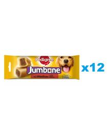 PEDIGREE Jumbone delikatesas su jautienos ir paukštienos aromatu vidutiniams šunims 12x180 g