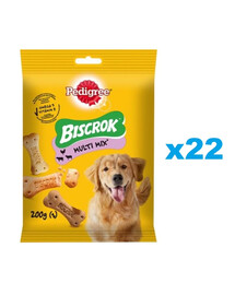 PEDIGREE Multi biscrok skanėstas šunims 22x200 g