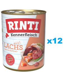 RINTI Kennerfleisch Salmon lašiša 12x800 g