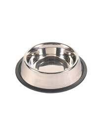Trixie metalinis dubenėlis su guma 450 ml 14 cm