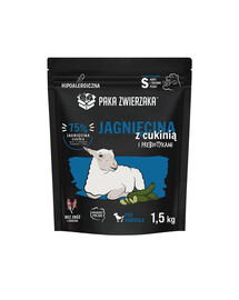 PAKA ZWIERZAKA Seventh Heaven Sausas pašaras Ėriena su cukinija S 1,5 kg