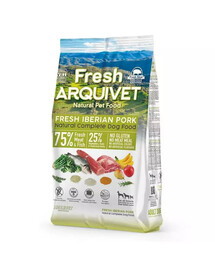 ARQUIVET Fresh Pusiau drėgnas šunų ėdalas Iberijos kiauliena ir vandenyno žuvimi 2,5 kg