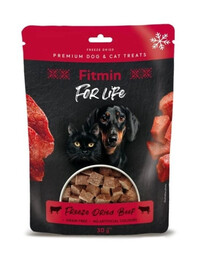 FITMIN For Life Freeze dried beef 30 g Liofilizuotas jautienos skanėstas šunims ir katėms