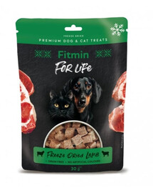 FITMIN For Life Freeze dried lamb 30 g Liofilizuotas ėrienos skanėstas šunims ir katėms