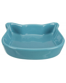 TRIXIE Keraminis katės galvos formos dubenėlis 0,25 l/12 cm