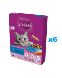 WHISKAS Adult 6x300g sucha karma dla dorosłych kotów z pysznym tuńczykiem
