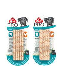 8IN1 Šunų skanėstas Delights Pro Dental Twisted Sticks 2x10 vnt.