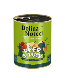 Premium SuperFood jeleń i kaczka 800 g