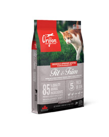 ORIJEN Fit & Trim Cat 5,4 kg + APPLAWS Cat Adult Mousse Chicken putėsiai su vištiena 6 x 70g NEMOKAMAI