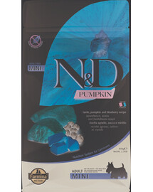 N&D Pumpkin lamb&blueberry adult mini 800 g