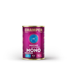 CHAMPER Immuno Jautienos monoproteinų ėdalas šunims 400 g
