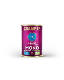 CHAMPER Immuno Ėrienos monoproteinų ėdalas šunims 400 g