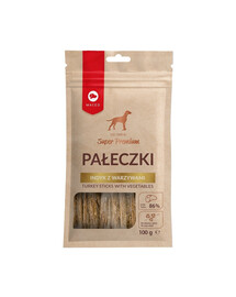 MACED Super Premium kalakutienos lazdelės su daržovėmis, 100 g