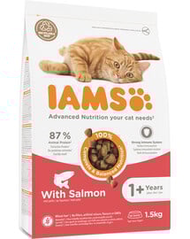 for Vitality Salmon karma dla kotów dorosłych z łososiem 1,5 kg