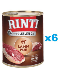 RINTI Singlefleisch Lamb Pure monobiałkowa jagnięcina 6x800 g