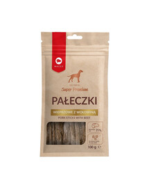 MACED Super Premium kiaulienos ir jautienos lazdelės 100 g