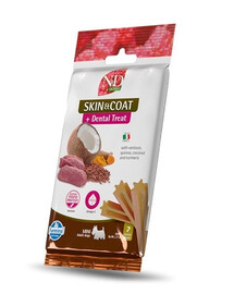 FARMINA N&D Quinoa Dental Treat Skin Coat Venison Mini 60 g (7 vnt.) dantų skanėstai mažų veislių šunims