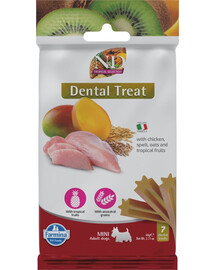 FARMINA N&D Tropical Selection Dental Treat Chicken Mini 60 g (7 vnt.) dantų skanėstai mažų veislių šunims