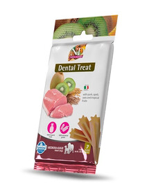 FARMINA N&D Tropical Selection Dental Treat Pork Medium/Maxi 100 g (7 vnt.) dantų skanėstų vidutiniams ir dideliems šunims