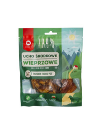 MACED 100 % Natura vidurinė kiaulės ausis, 100 g