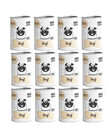 PAKA ZWIERZAKA PEPE Beef 99% (wołowina) 12x400 g