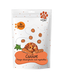 PAKA ZWIERZAKA PEPE Freeze-dried liofilizuoti daržovės morkos šuniui 25 g