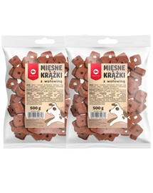 MACED Kukuliai su jautiena 2x500 g