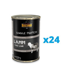 BELCANDO Single Protein Jagnięcina 24x400 g mokra karma dla psa
