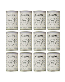 GUSSTO Cat Fresh Lamb drėgnas ėdalas katėms ėriena 12x400 g