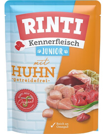 RINTI Kennerfleisch Junior Chicken Vištiena 12x400 g
